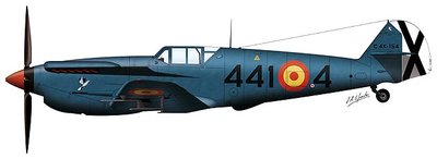 Hispano Aviación H.A.1.112M1L Buchón - Ala 7 441-4del Ejercito del Aire.jpg